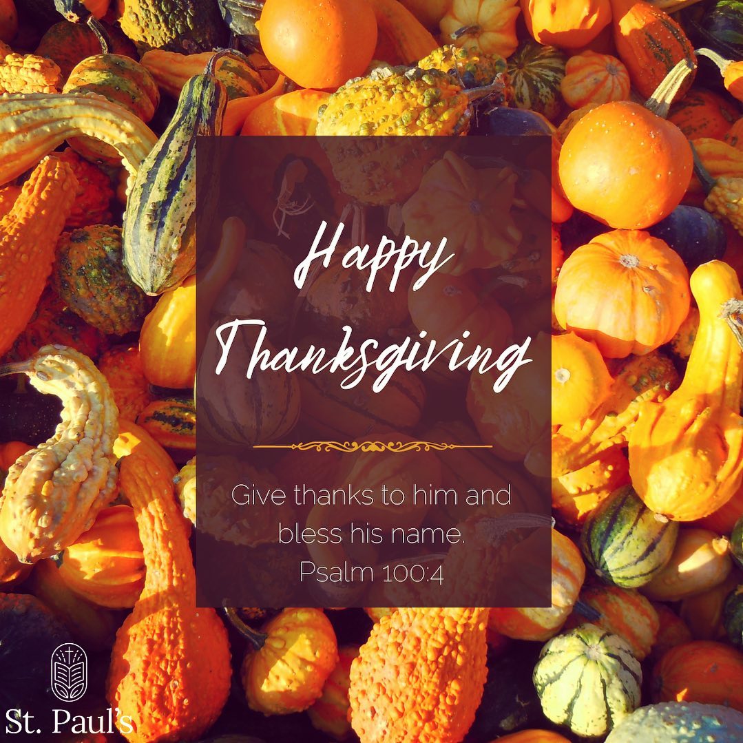stpaulsfargo's tweet photo. Join us tomorrow night at 6:30 for Thanksgiving Eve worship, including a message from 2 Corinthians 1:3-11. The service will also be live-streamed on our YouTube channel. 
#thanksgiving #onlineworship #thanksbetogod #happythanksgiving https://t.co/XMZf4j0gNh