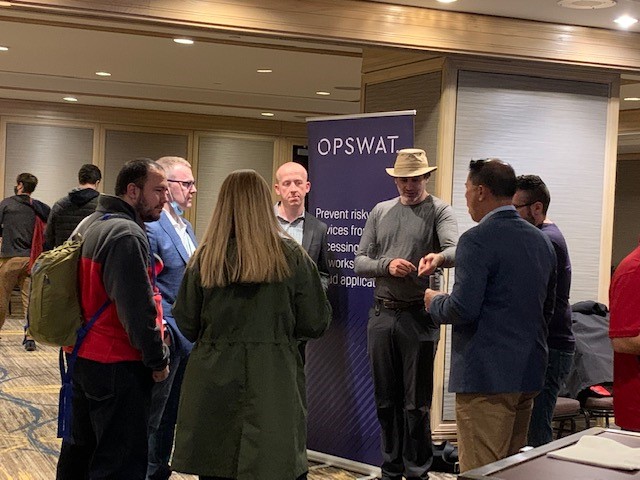 OPSWAT's tweet image. Thank you for joining our happy hour event with @NetWallSecurity at the SecTor 2021 tradeshow earlier this month! It was an incredible opportunity to meet people on the tradeshow floor and network with key prospects. We can't wait to see you again at the next #cybersecurity event