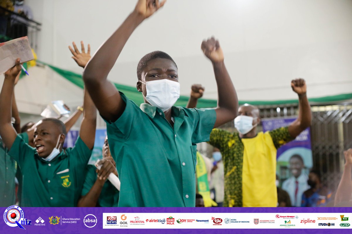 NSMQGhana's tweet photo. Yɛyɛ dɔɔɔɔɔm!

@PrempehCollege grabs the last spot for #NSMQ2021 finals. 

#NSMQ2021 #SemiFinals #NSMQinKumasi https://t.co/Oy6ifT8gay