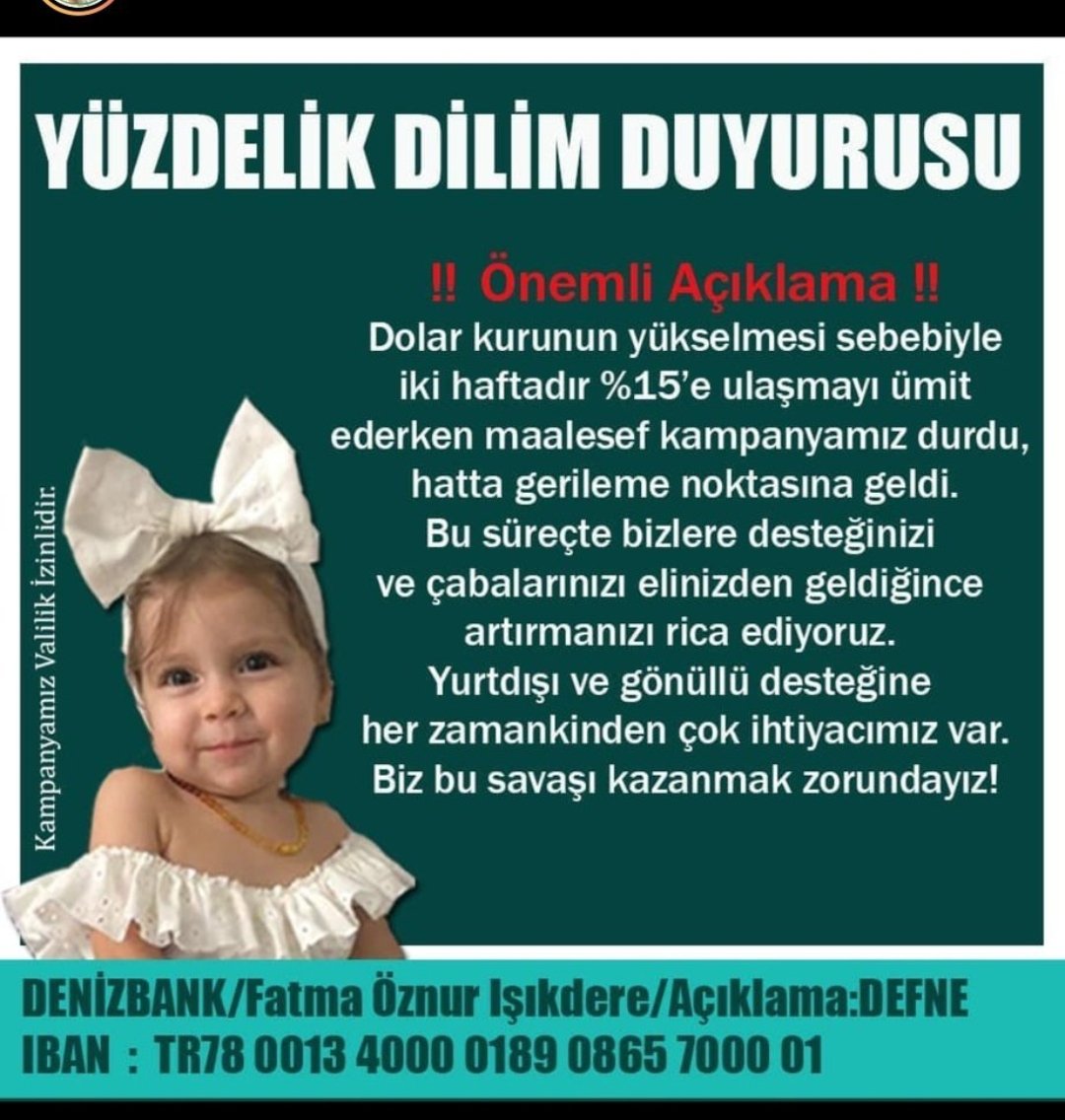 AstrologHandan's tweet photo. Sevgili Defne'nin Annesi ulaştı bana. Vallik izinli kampanyası var.
Çocuğu hasta bir Anneyi mutlu etmek dünyalara bedel.
Hem DEFNE yazıp 3314 e göndermesi çok kolay ki!
Destek olmak isteyen elime mum diksin:)
Bir rt ltf.🙏
#defneyeumutol https://t.co/GkQt1luSX5