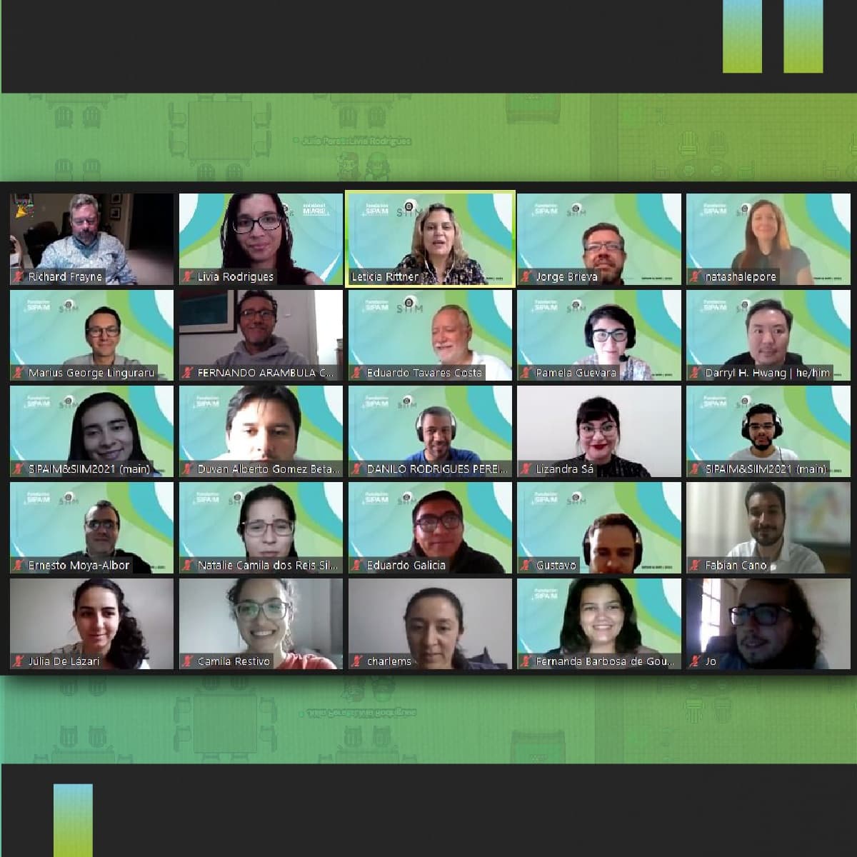 SipaimS's tweet photo. SIPAIM &amp; SIIM 2021 join conference has come to and end!
Thanks for being part of it! See you next year 💚💙
.
#sipaim2021 #siim2021 #sipaimsiim2021 #artificialintelligence #machinelearning #biomedical #medicalimaging #ehealth #digitalpathology #gaitanalysis #biosignals #science https://t.co/L0lPJDziHY