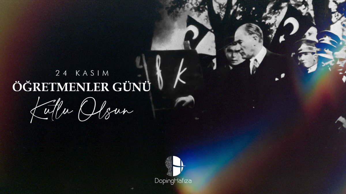 Başöğretmenimiz Mustafa Kemal Atatürk başta olmak üzere tüm öğretmenlerimizin 24 Kasım Öğretmenler Günü kutlu olsun.