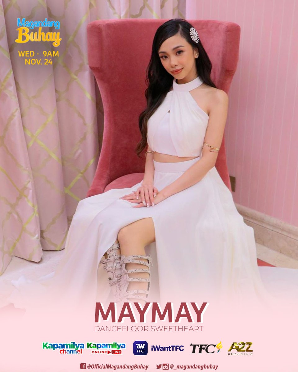 _MagandangBuhay's tweet photo. RT kung gumising ka nang maaga dahil abangers ka rin sa pangmalakasang kwentuhan with the certified M-Powered woman, Maymay! 🤩

Mamayang 9AM na 'yan sa #MagandangBuhay https://t.co/dGndZ01cSx