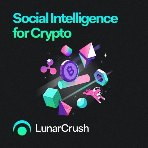 I use #LunarCrush to track social insights for cryptocurrencies. Check it out!

lnr.app/s/20v0V0 #LunarShare