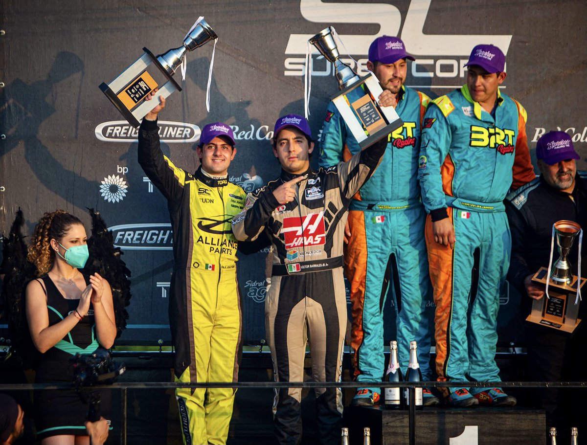 Doble podio de los GTM Pro 3 para Víctor Barrales Jr. y Paul Jourdain en Monterrey: bit.ly/3kWsKdi
☑️ #ComisiónPista | #SúperCopaMex
