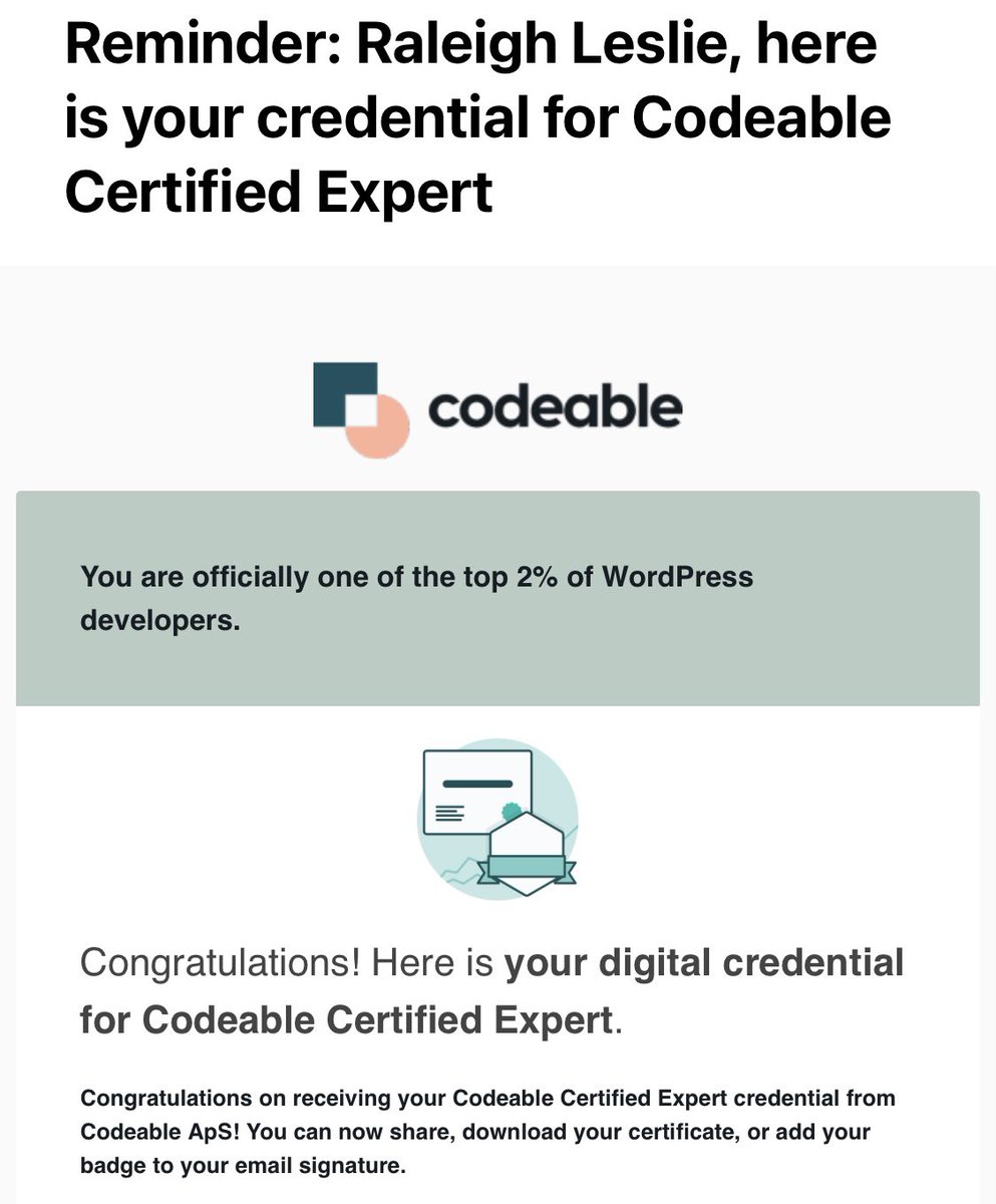 Still got it. <a href="/codeablehq/">Codeable</a> 🤓