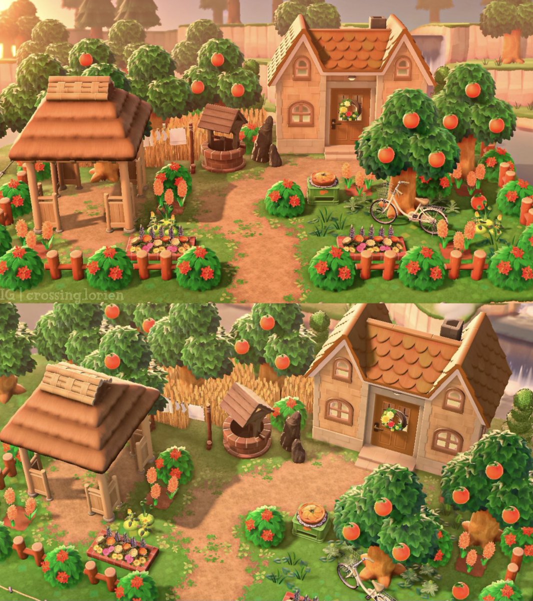 lexplayyy's tweet photo. I’m obsessed with the color orange in acnh 🍊🌿 #happyhomeparadise https://t.co/SrbYtqhiFC