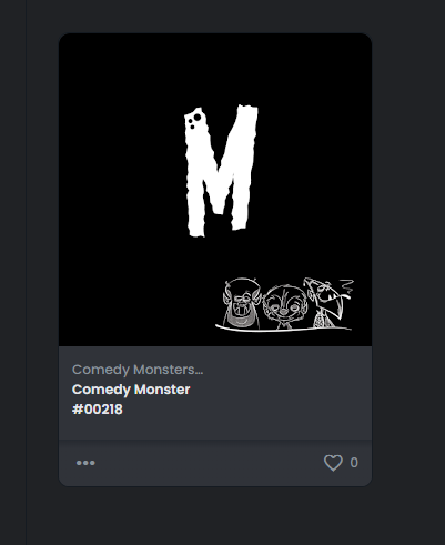 dyne_studio's tweet photo. Nosotros también tenemos un @ComedyMonstersC !! 🔥🚀 @BobbyComedia @jd_nft48 @DavidNFTInvest https://t.co/aaF83vtwxX