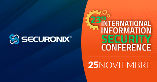 El evento más importante del año de <a href="/ISMSForum/">ISMS Forum</a> ya está aquí: el 25 de noviembre tendrá lugar el International Information Security Conference. Volverá de manera presencial y no te lo puedes perder. 

¡Nuestro fabricante <a href="/Securonix/">Securonix</a> estará allí!