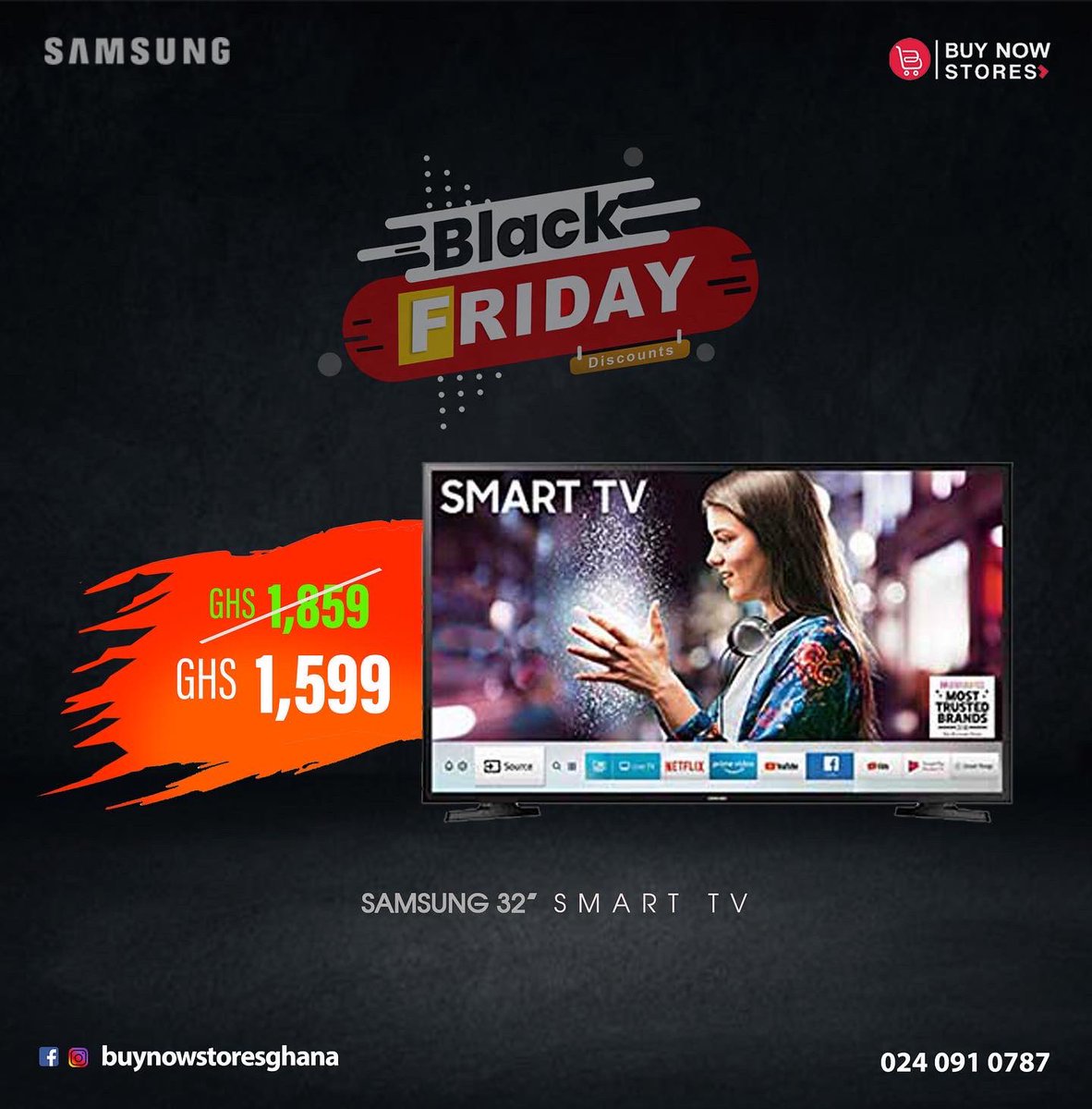 buynowstoresgh's tweet photo. Deals Made Specially for you this #blackfriday2021
Brand : SAMSUNG
View thread to see all discounted prices for our SAMSUNG TV’s
To place an order, send us a dm or contact 0240910787, or visit https://t.co/v8mWZn6F0E
#discountshop #blackfridaytvs #blackfridaytvdeals https://t.co/vA6ledihxU