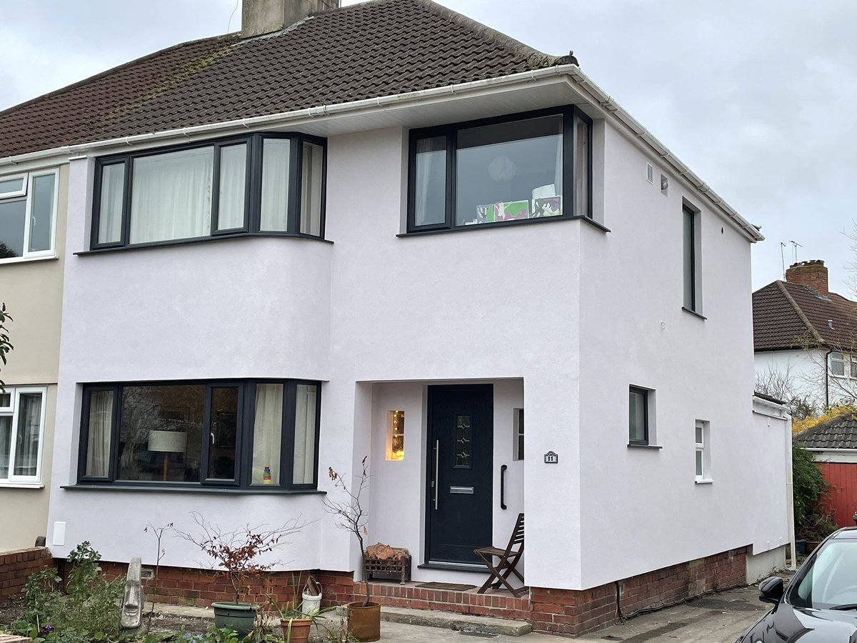 Scott_TRS's tweet photo. Job completed in Bromley Heath full 90mm Insulated silicone system @ewipro all supplied by @ewibristol. #EWI #Render #bristolrender #bristolrenderers #TRS TRS - The Rendering Specialists https://t.co/OEpTepPXjF