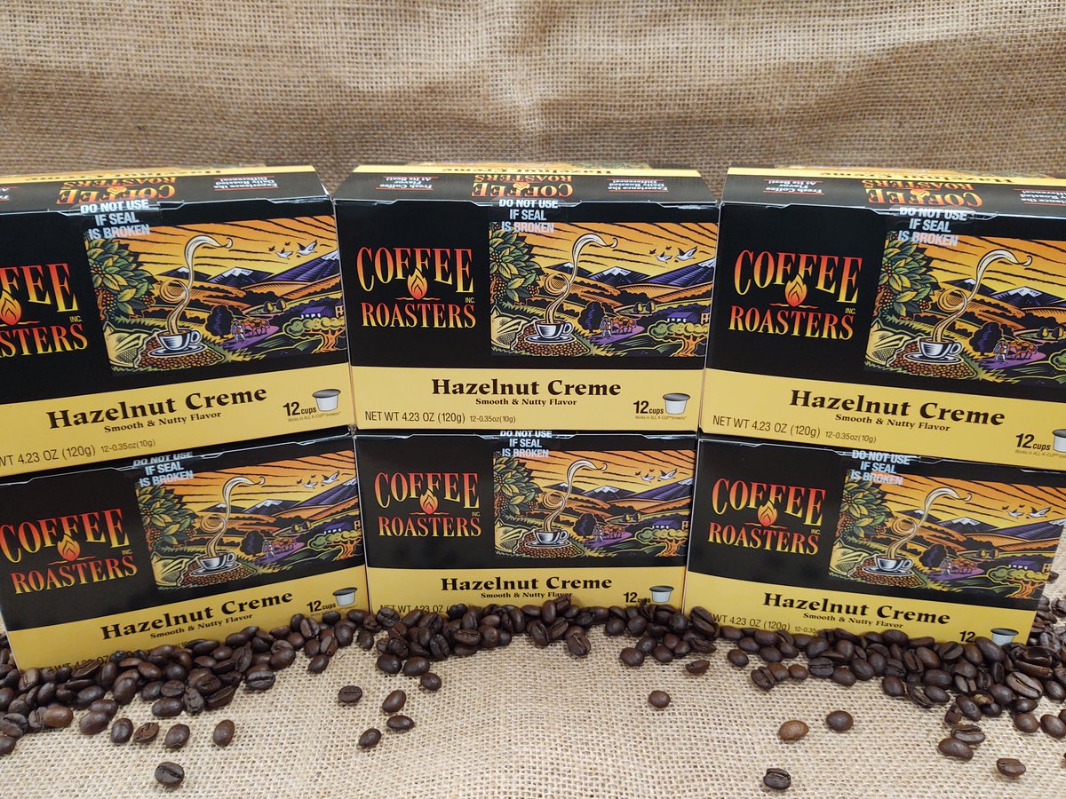 CoffeeRoasters1's tweet photo. A block of Hazelnut Single Serve cups are shipping out to a happy customer. Good coffee and FREE SHIPPING!!! 
Gotta' love that combo!
https://t.co/iV9ENE3APG https://t.co/qWzJuhikmY