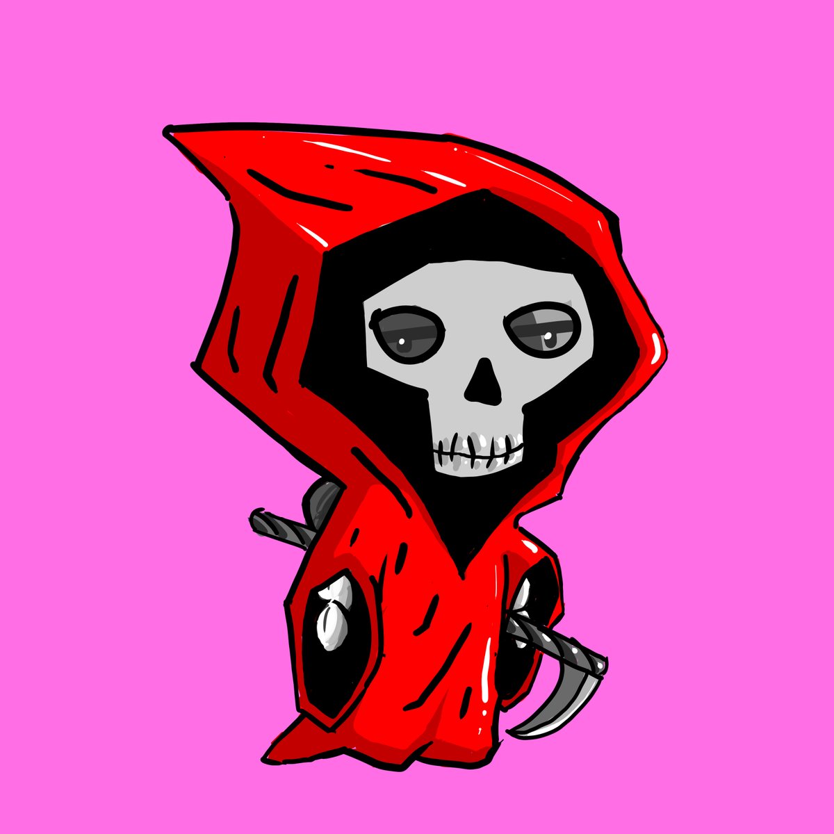 DC84_NFT's tweet photo. #0008 Pretend to be a Reaper

#grimreaper #HamYu #newart #reaper https://t.co/OChHC6pTwW