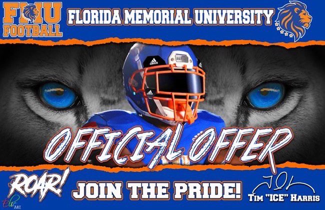 Blessed To Receive An Offer From Florida Memorial University 🧡💙 @Chips_aRoy <a href="/CoachVerne/">Coach VERNE</a>