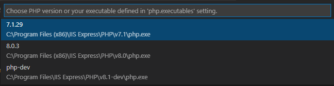 php4vs's tweet photo. Choose #PHP version to be used by the editor, code sense, and debugger with ease. Using #phptools for VS @Code:
💡 https://t.co/5UTNy03mrY #php81 #php80 #vscode https://t.co/uFnd5YAR7p