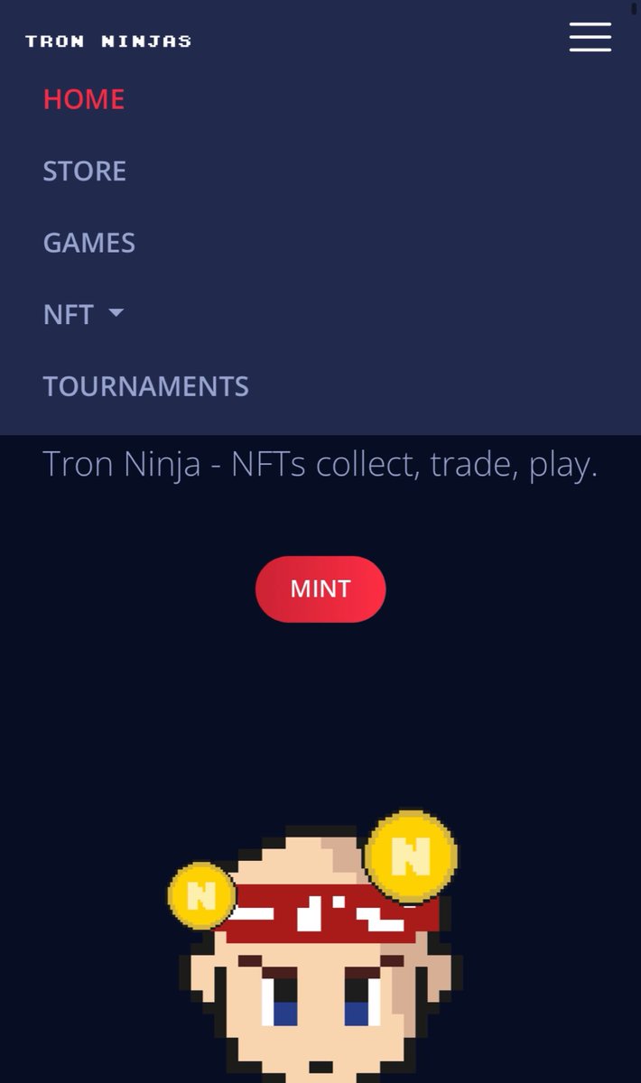 Jafo13N's tweet photo. WOW @TronNinjas doing amazing things! Look at the menu on site 🔥

Store, Games, #NFTs and 
Tournaments, with 1 going on currently! Play for free 👇

Link : https://t.co/jMyW0QrmFX

#GameFi #P2E #TRON  #NFTCommunity #NFT https://t.co/8D2hyicBuk