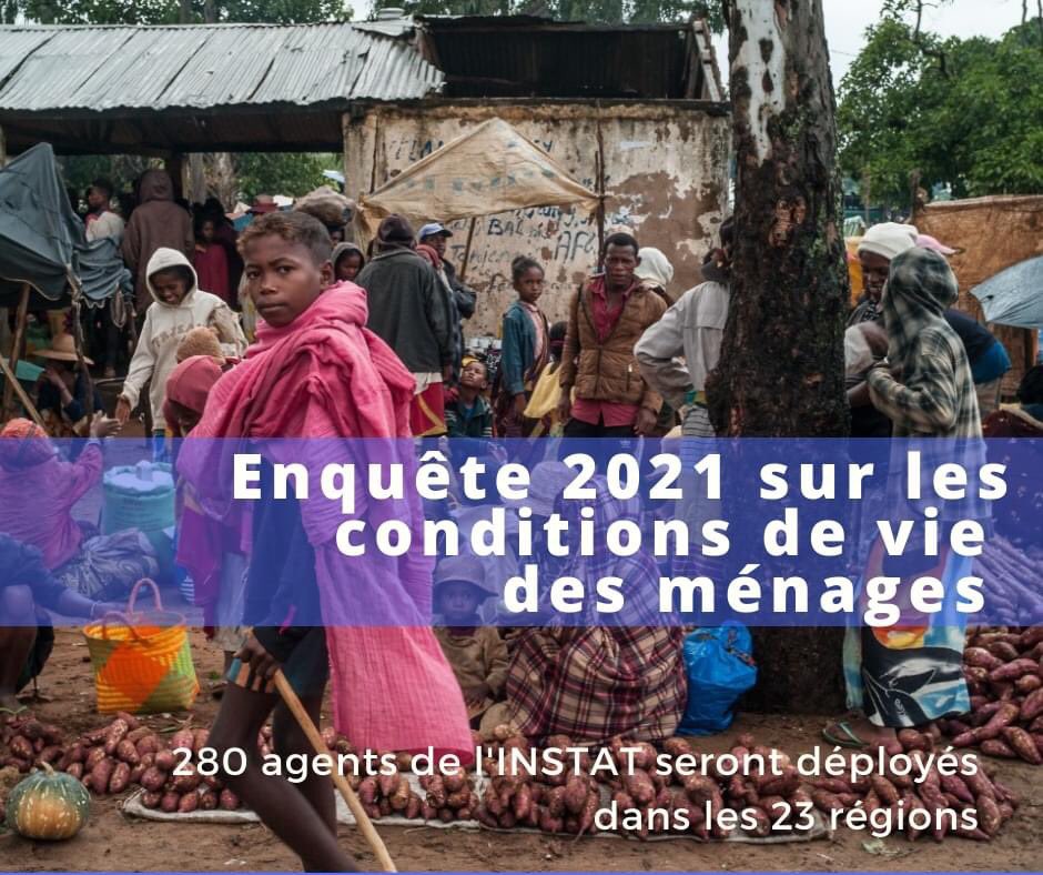 Contente que l'enquête sur les conditions de vie des ménages (EPM 2021) soit lancée aujourd'hui par #INSTAT. Avoir des données à jour et de qualité est essentielle pour des prises de décisions adaptées et efficaces. <a href="/WB_Madagascar/">Banque mondiale Madagascar</a> appuie la réalisation de cette enquête.