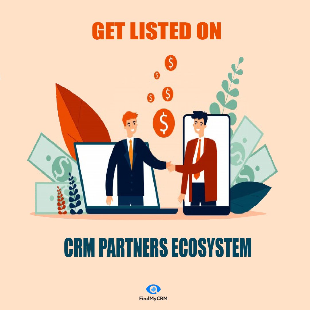 Let customers know about your company with our CRM Partners Ecosystem. Currently, we have more than 100 various CRM partners.
Do you want to become one of them and get more traffic and sales? Then fill in this form bit.ly/2YTHfqq and we'll get in touch with you.
