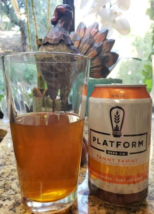 beergoals50's tweet photo. 4 of 50 #OhioBeers 🦃🍺😃
One of my #Beersgiving sidedishes, Yammy Yammy is a yam beer from @PlatformBeerco of Cleveland, Ohio that has a spicy, smooth kick over a sweet potato flavor that will have you thankful for 7.7%ABV. Cheers for #thanksgivingbeers  #OhioBeer #Beers #Beer https://t.co/hjbue80UUV