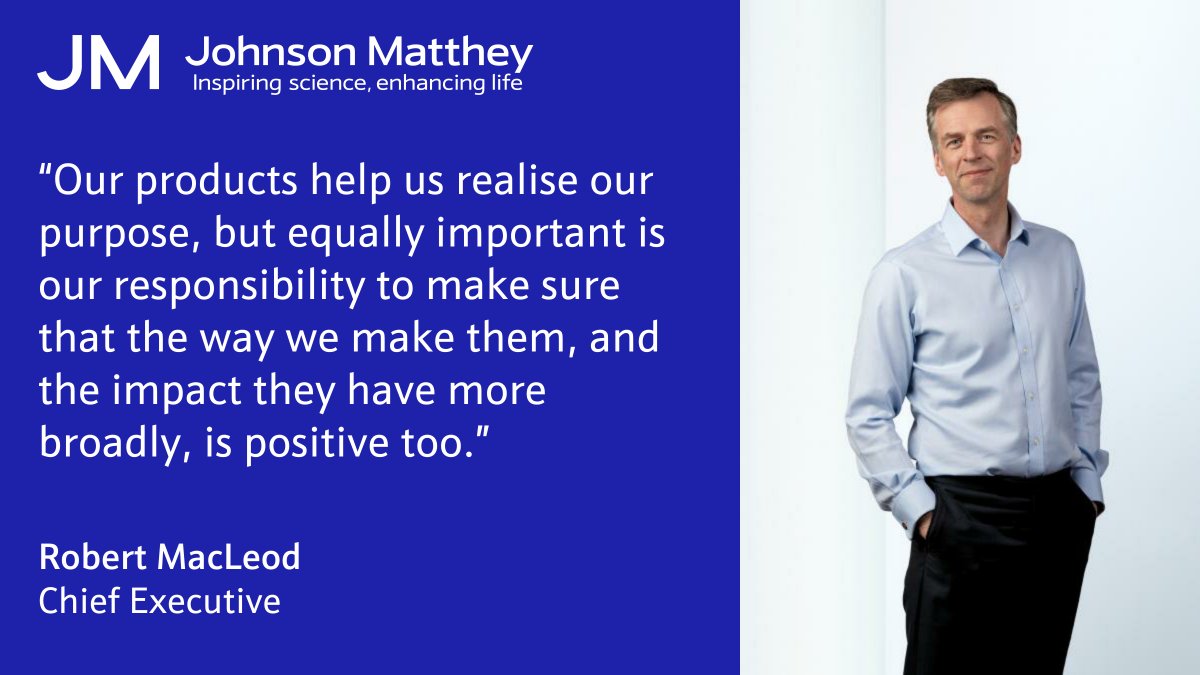Johnson_Matthey's tweet photo. Proud to have received Platinum Rating from business sustainability rating company @ecovadis, placing JM in the top 1% of companies assessed and demonstrating our  commitment to #sustainability.

Full story: https://t.co/PoFVEoOtQQ

#CleanerHealthierWorld https://t.co/LOoZXRCq36