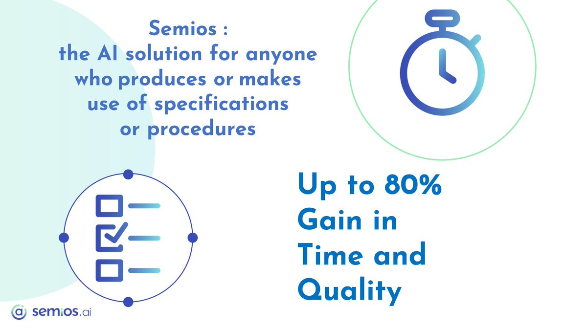 <a href="/semiosapp/">Semios</a> automatically identifies most semantic issues in technical documents.

Don't miss our webinar on November 30 at 14h Europe/Paris
semios.ai/en/events/webi…
#requirementsengineering #qualitycontrol #RE #businessanalysis #specification #procedure #NLP