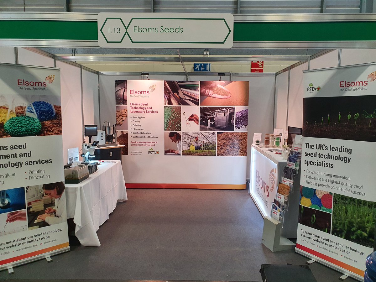 PhillipAyres2's tweet photo. All set up and ready to go for Croptech 2021. Come and visit us in the main exhibition hall. https://t.co/zZ3j4bG6N5