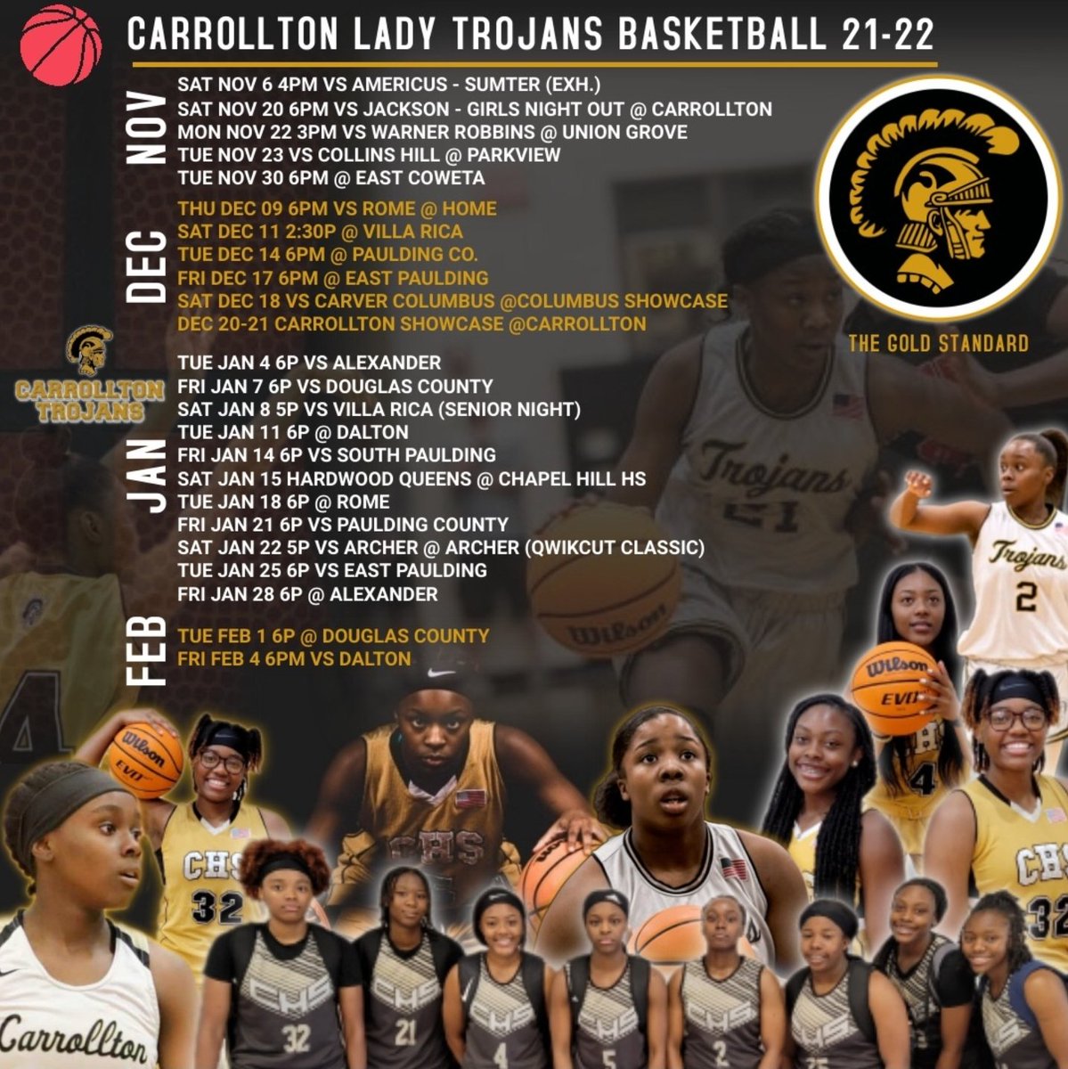 HoopsTrojan's tweet photo. Itz GAMEDAY!!! The Lady Trojans basketball team face Collins Hill today at 12:30pm at the Parkview Thanksgiving Classic. I can't wait to see these ladies play.
#devOURtime https://t.co/69AQtlVOH7