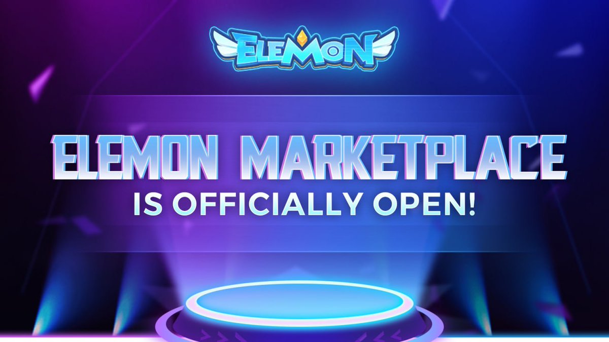 ElemonGame's tweet photo. 🎊 Elemon Marketplace is ready to open: https://t.co/E8V8k0gmqS 

💎Now you can trade Elemon Mystery Box on Elemon Marketplace by $ELMON token.

🔥 Transaction fee: 4%, of which 2% will be burned, 2% will be transferred-back to develop the Elemon ecosystem. https://t.co/hB4dAmeTSj