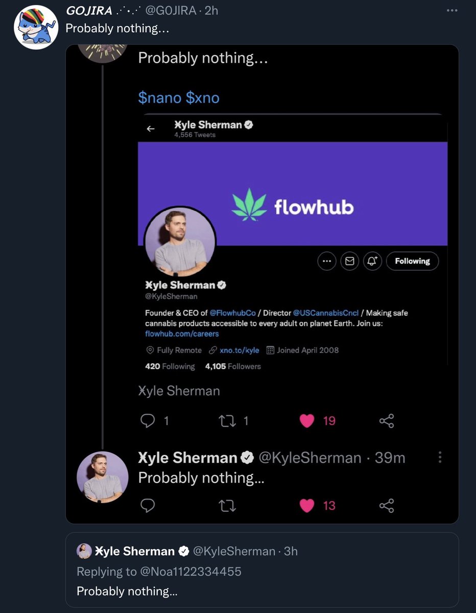 xnonoom's tweet photo. Probably nothing… https://t.co/kbFCxc5EQ7