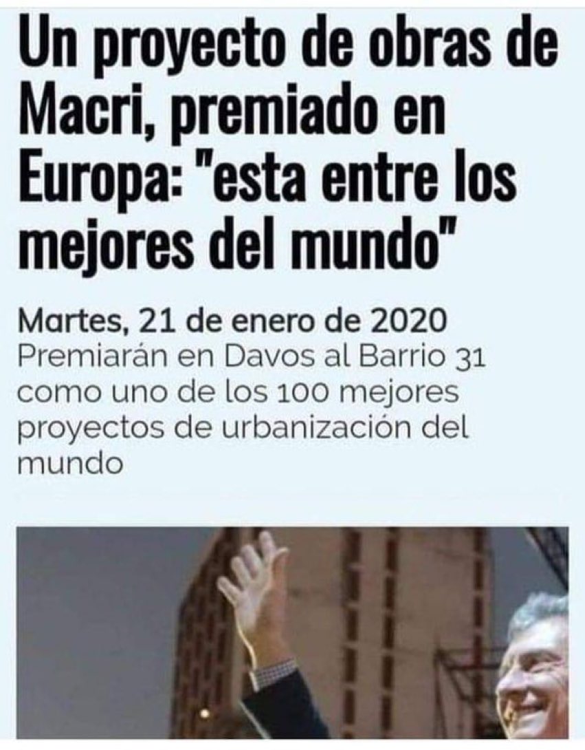 Ah pero <a href="/mauriciomacri/">Mauricio Macri</a>