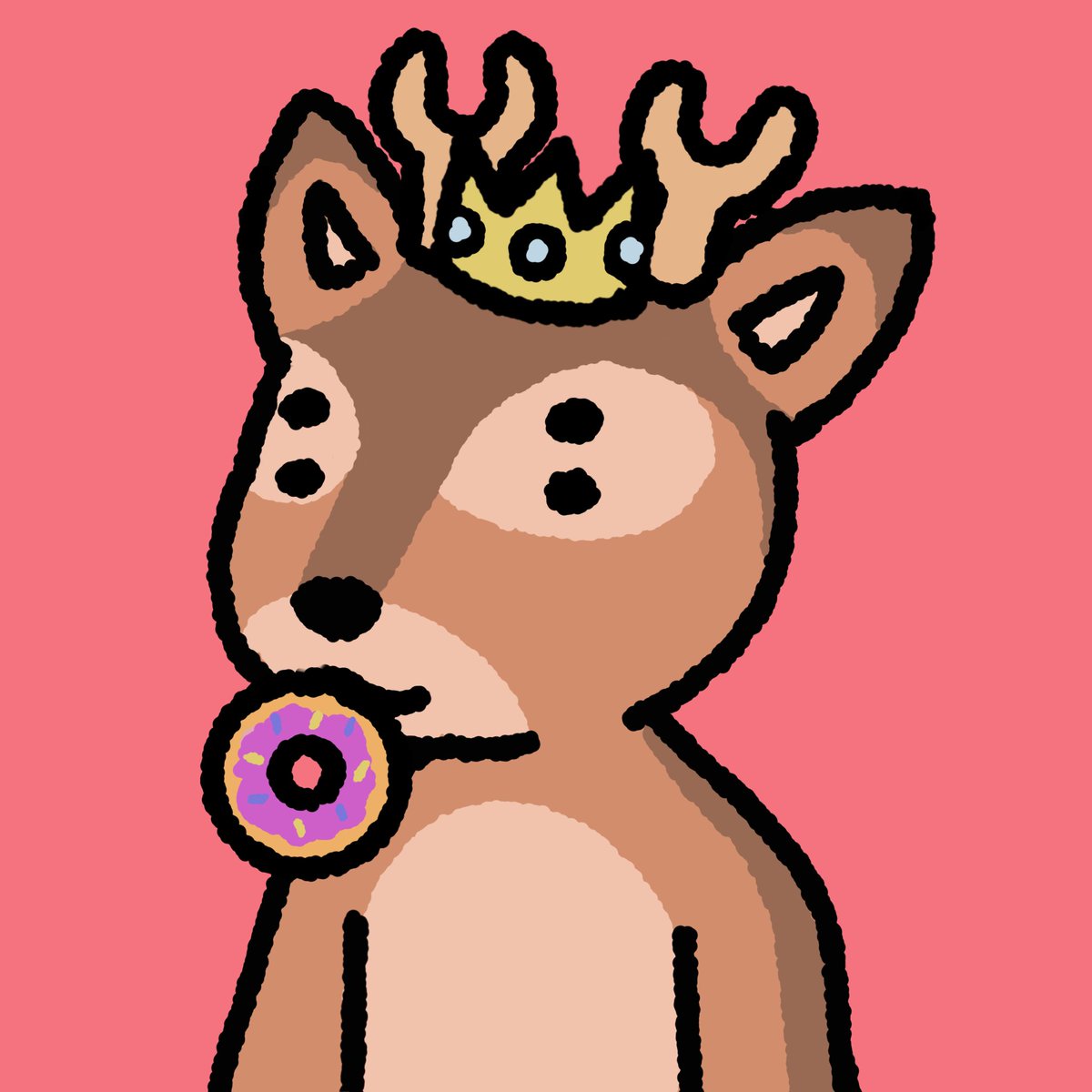 Deer Devils NFTs | 500 hand-drawn deers 🦌🚀 tweet media
