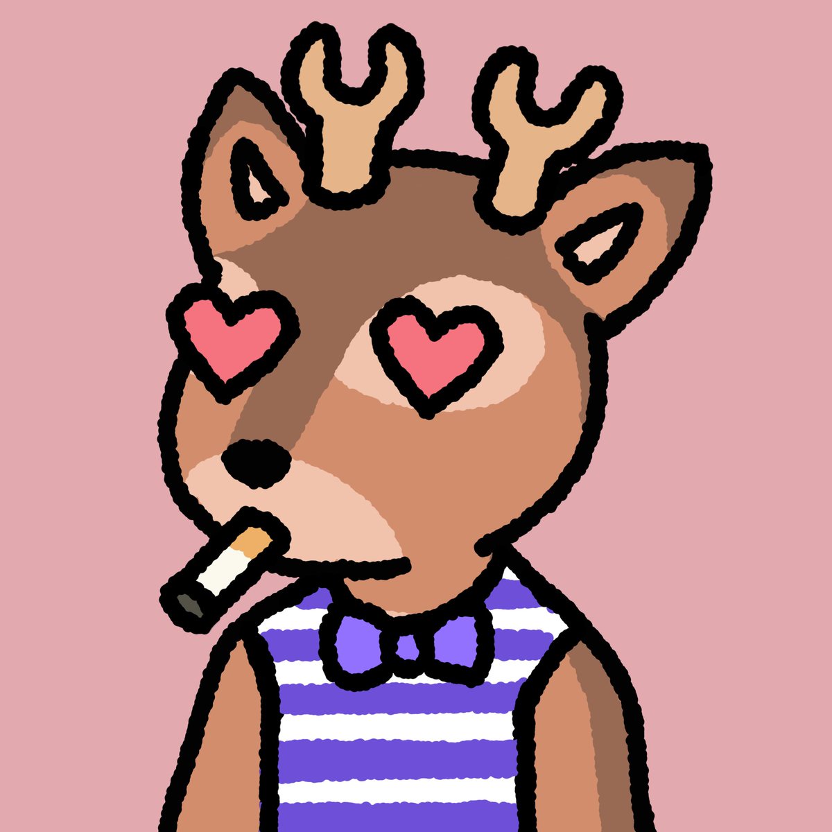 Deer Devils NFTs | 500 hand-drawn deers 🦌🚀 tweet media