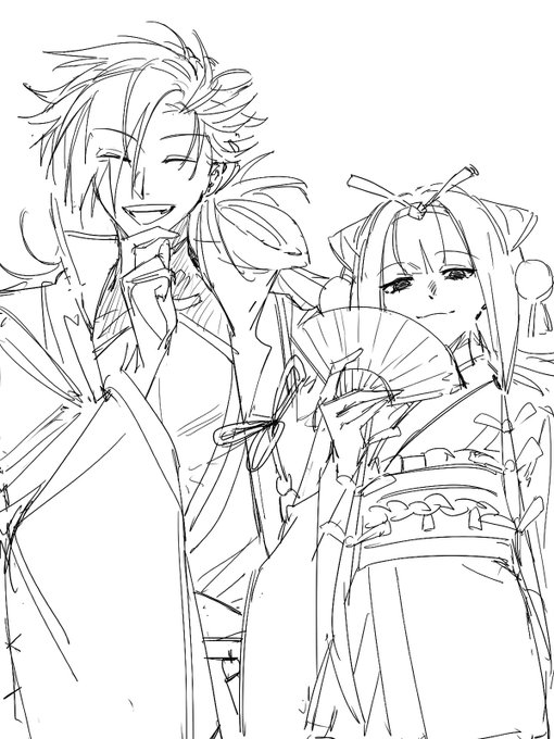 高杉さんと阿国さんrkgk p2学パロ 