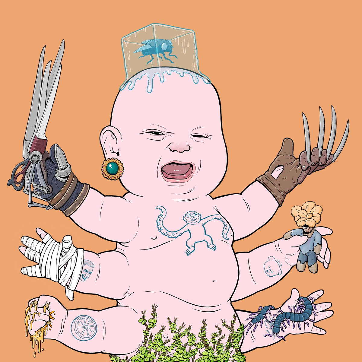 That's my boy!!✂️✋👶🤚✂️
<a href="/toddlerpillars/">Toddlerpillars</a> 

opensea.io/assets/0xd6f81…