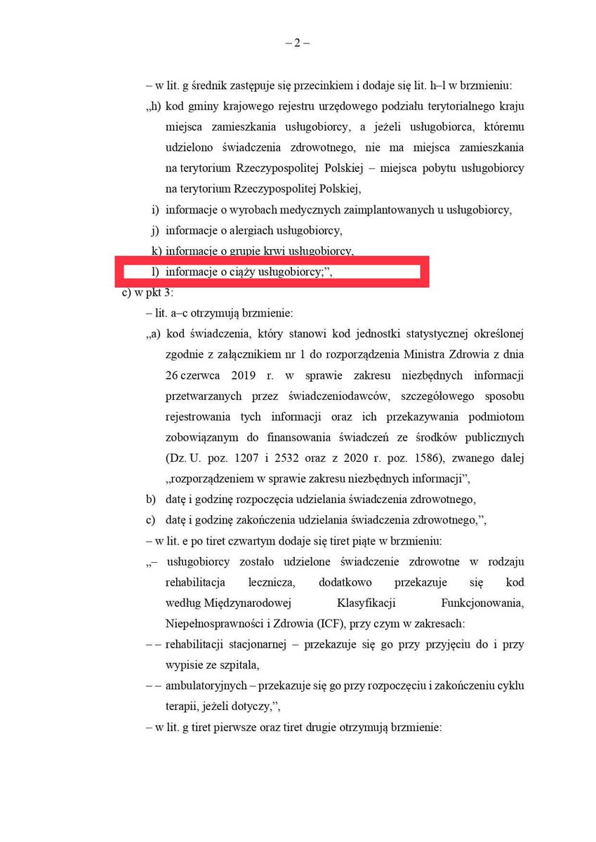 krzysztofbrejza's tweet image. Rząd od 1.I wprowadza rejestrację ciąż. Wszelkie podmioty lecznicze będą wprowadzać do Systemu Informacji Medycznej info o pacjentkach z ciążami.
Skierowałem w tej sprawie interw. do Min. Zdrowia. Domagam się wyjaśnień:
- kto zainicjował tę zmianę?
- jaki jest jej faktyczny cel?