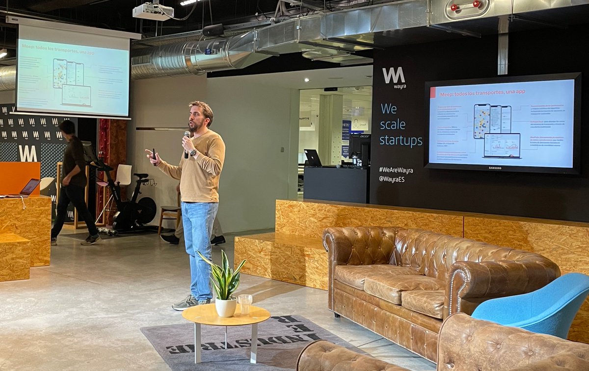 BeMeeper's tweet photo. Un placer hablar sobre el proyecto @BeMeeper en el evento Coinvestment Mobility trends organizado por @WayraES.
¡Gracias por contar con nosotros!
#MaaS #MaaSSpain #MovilidadUrbana https://t.co/MG9EGIWS6e