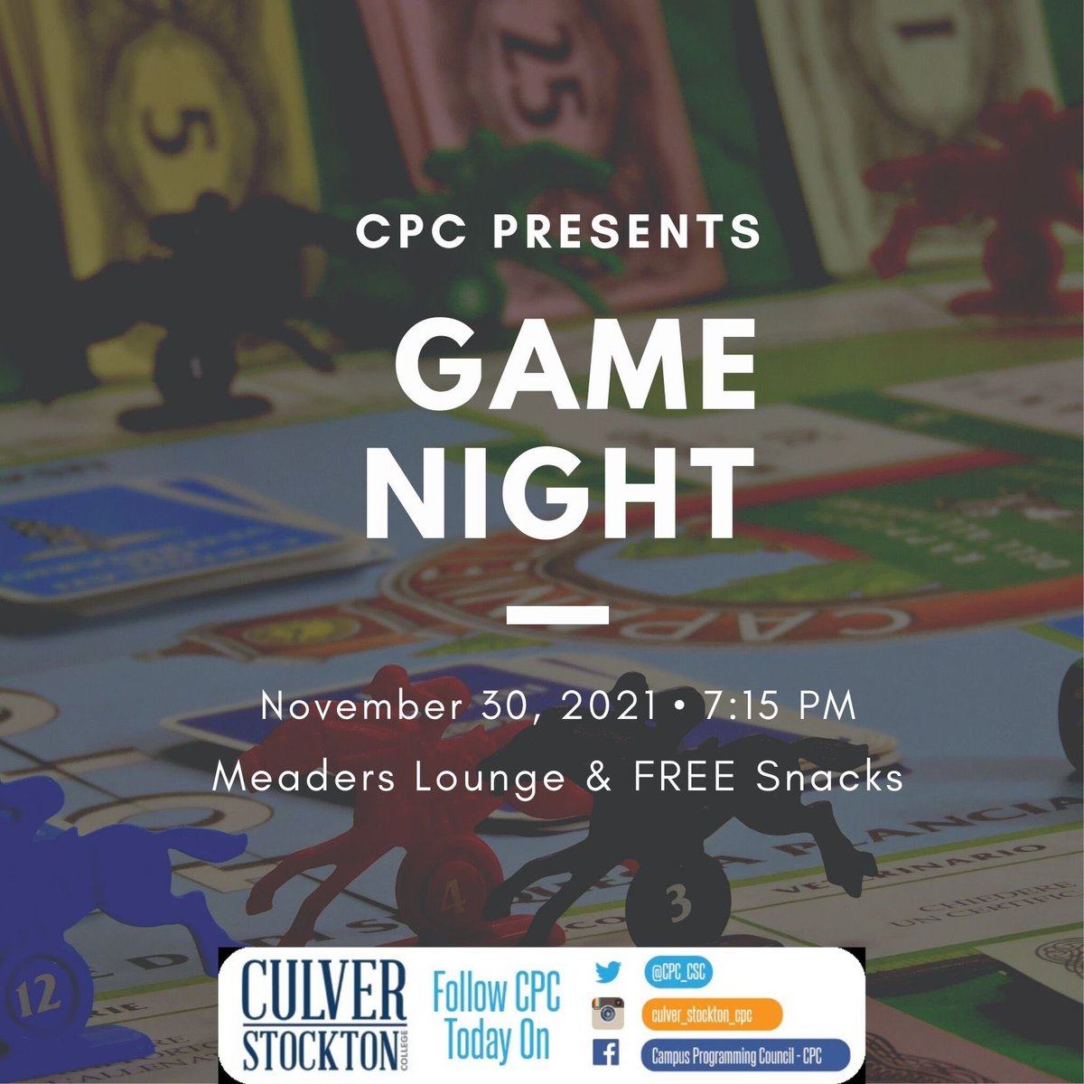 CPC_CSC's tweet photo. Hey Wildcats, CPC President @TheCKnake &amp; CPC have events for the 3-Week! Check them out! #GoWildcats https://t.co/xpolK0qvfV