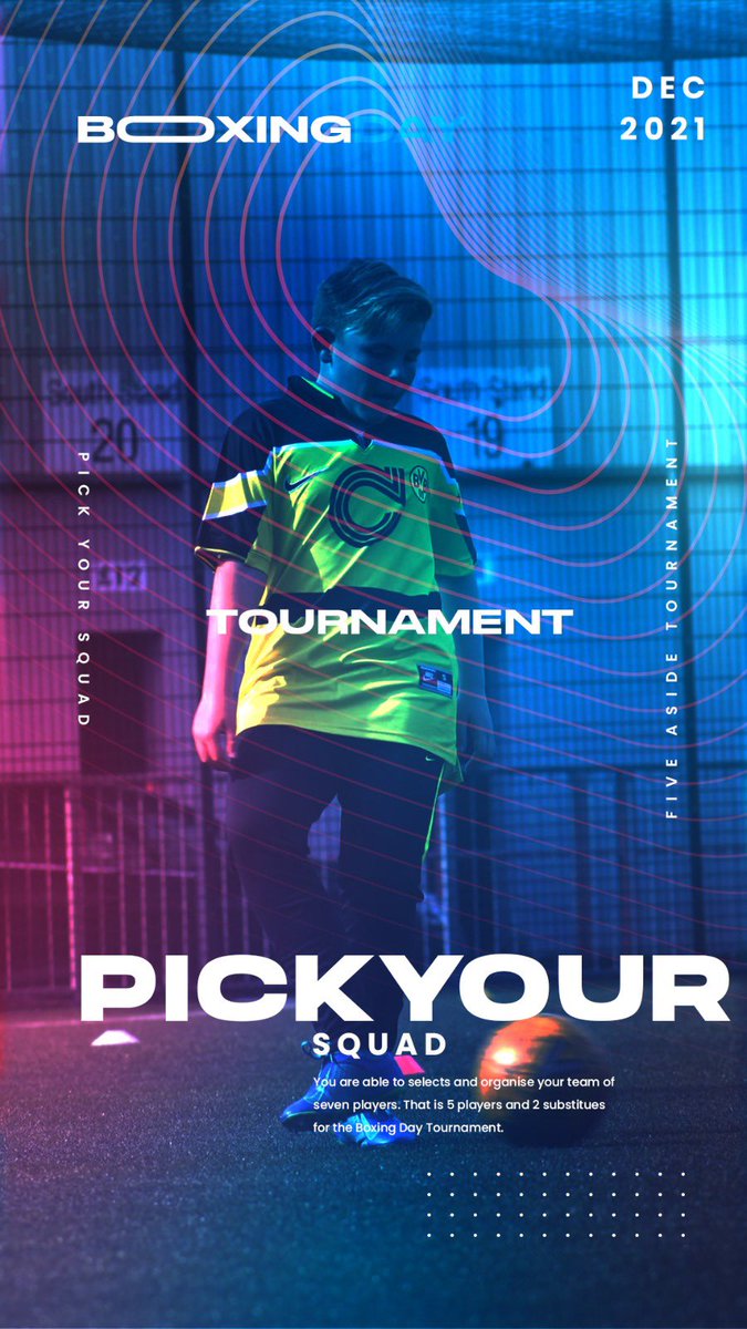 Empire_SOF's tweet photo. Pick Your Squad ⚽️ ⏱ 🔥 

5 ASIDE TOURNAMENT 

Location - Airdrie 

#TEAMEMPIRE #EMPIRBOXINGDAY https://t.co/i4vO5FzarE