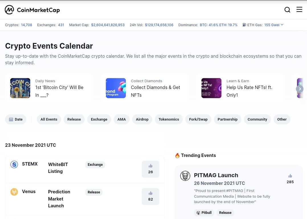 BscPitbull's tweet photo. #PITBULL Day 3 🗓

Still TOP#1 Trending Event on @CoinMarketCap with #PitMag [PitMagazine] Launch news!

https://t.co/mUpCf8hQvO

Explore the wide &amp; growing #Pitbull #Ecosystem! #Builder of strong fundamentals!

One-of-a-kind https://t.co/bmFuzuKJzv launching on 26 Nov.
#btc #bnb https://t.co/LSlOfCr8cn