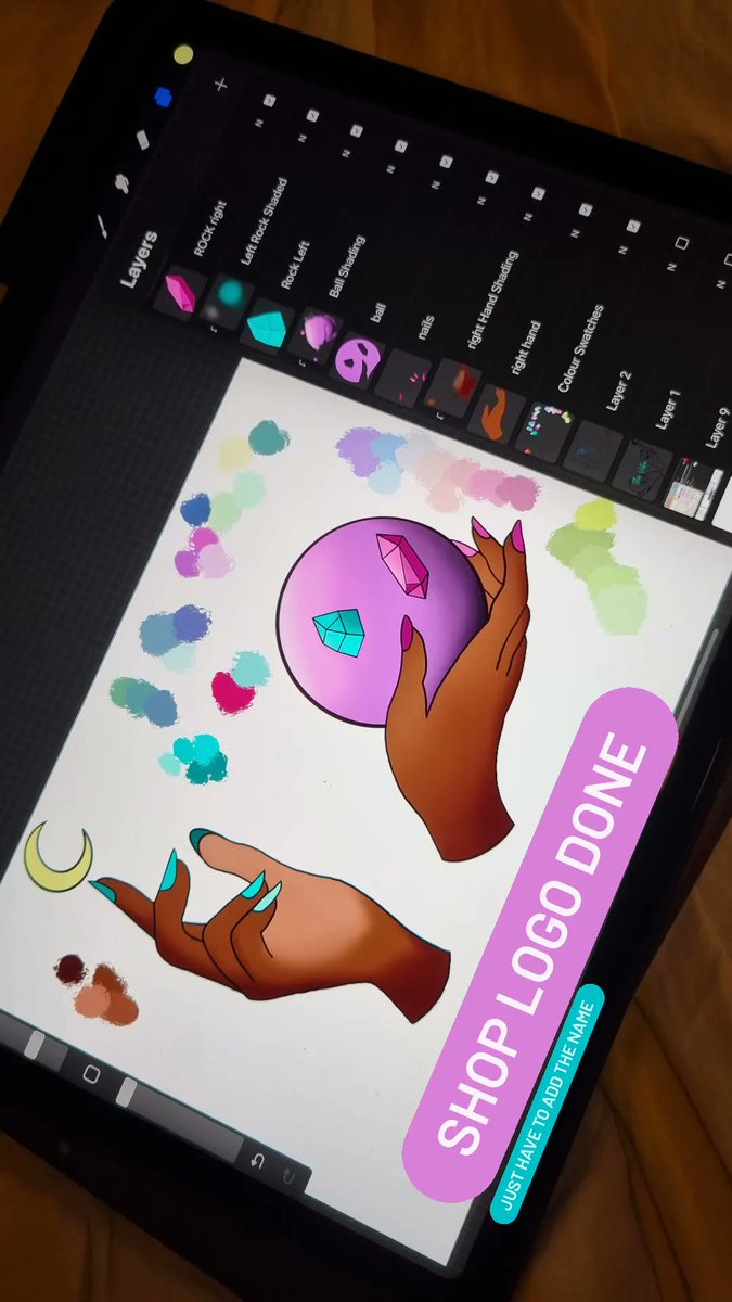 rumiyuxo's tweet photo. Shop logo is pretty much done 💜💟 I've never done digital art before and I've had  #Procreate for 4 day 🥲 I have so many changes I want to make but its a start 😊
 #newetsystore #comingsoon #procreatebeginner https://t.co/8JeCyzJNhX