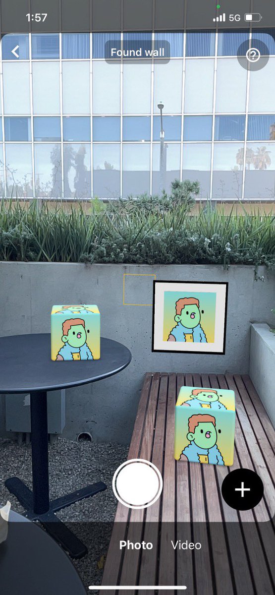 the frens <a href="/jakeryanshein/">Jake Sheinman</a> and <a href="/mfg/">Micah Gantman</a> are working on <a href="/TreasureChestAR/">Treasure - Your NFTs IRL</a> - an app that lets you bring your doodles to life in augmented reality. 

show off ur doodles in the irlverse. 

🍎 only for now, 🤖 is in dev:
apps.apple.com/us/app/treasur…