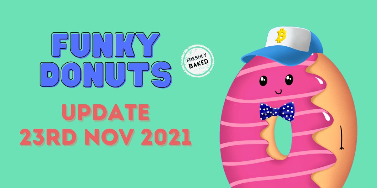 YuMa07012913's tweet photo. #FunkyDonuts
Funky Donuts vision Update🔥
https://t.co/iU3sX8Wy9F
1.Web Design & Clarity Dev 🖌
2.Punk Donuts drop 🍩
3.Funky Token update 💰
4.Ambitions for Funky Donuts 🔥
特に12月のPunk Donutsリリースが楽しみ🍩
(WL対象者は先着Free-mintあり)
@funkydonuts_nft #Stacks $STX https://t.co/gFWbZmKudS