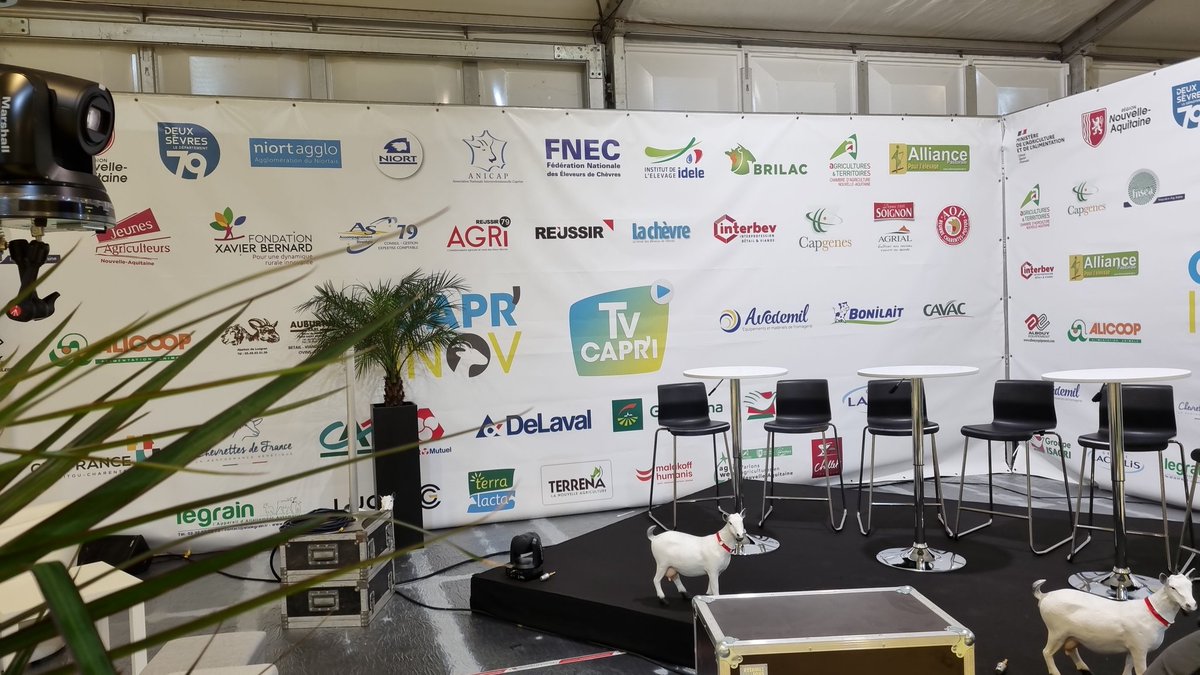 FNSEA_Nlle_Aqui's tweet photo. #CapriTV Nouveauté sur @Caprinov, 12 conférences et débats qui seront filmés et diffusés sur internet. La filière caprine, une filière moderne et accessible partout dans le monde ! @EleveursChevres @anicapfr @Interbev_fr #Chèvres https://t.co/B5hVl48lwL