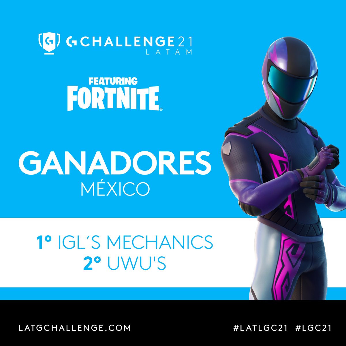 Así quedó el podio del torneo de Fortnite 🏆

¡FELICITAMOS A LOS CAMPEONES!

#gaming #gaminglife #esports #esportslatam #LGC2021 #gamingcommunity #fortnite