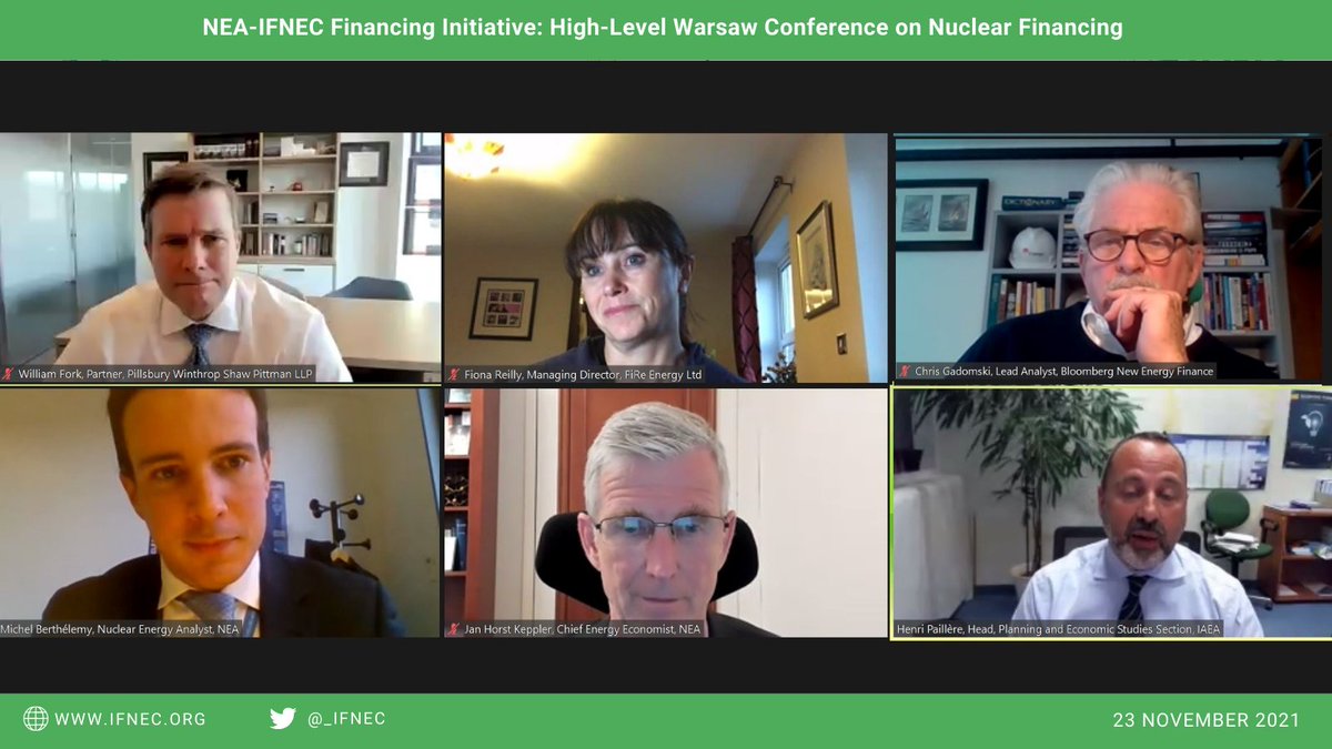 _IFNEC's tweet photo. โ
That's a wrap! Thanks to all the panelists and participants who joined @_IFNEC, @OECD_NEA & @MKiS_GOV_PL webinar on #NuclearFinancing โ๏ธ
Missed this event โ We'll soon release the recording!
Stay tuned for more information about our upcoming webinars ๐ฅ๏ธ https://t.co/cFWSedZfW2
