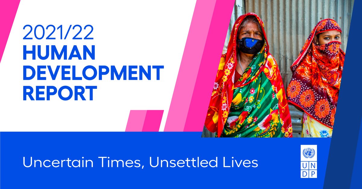 UNDP's tweet photo. As #COVID19 and #ClimateChange show, new and dangerous processes of planetary change are a hallmark of the Anthropocene - the Age of Humans.

Our #HDR2022 will explore the interaction between these new uncertainties and inequalities in #HumanDevelopment ➡️ https://t.co/Szwd97LIWt https://t.co/mqUeTGvlpy