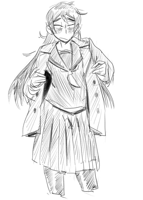 たぶん去年の冬にアップロードしたうちの子の落書きをまたアップロードするマン 