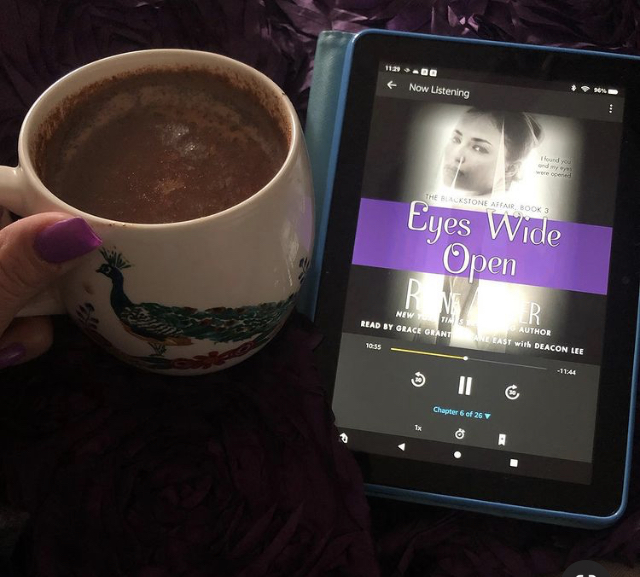 Late night listening to Shane East as Ethan Blackstone in

'EYES WIDE OPEN' 
(The Blackstone Affair, Book 3)
by <a href="/Raine_Miller/">Raine Miller ☔️</a> ☔ 

🔒bit.ly/3nJkyyU

@ShaneEastReads
#Shaneiaks
#erotica #romancenovels  #Audible #audiobooks #ShaneEast #RomanceReaders #Romance #RomanceBooks