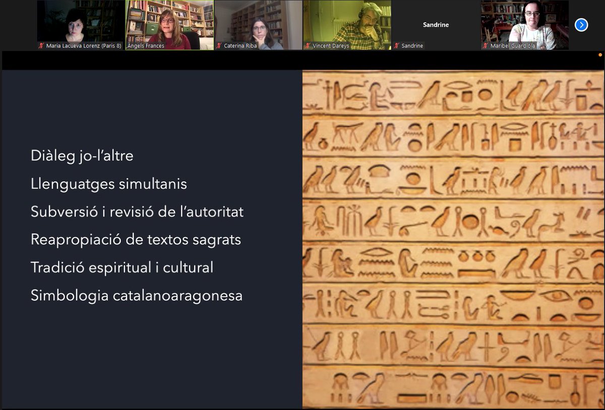 #ElsJeroglíficsILaPedraDeRosetta, un «festival de retorn a casa», diu <a href="/angels_frances/">M. Àngels Francés angelsfrances.bsky.social</a> tot recuperant paraules de Bakhtín