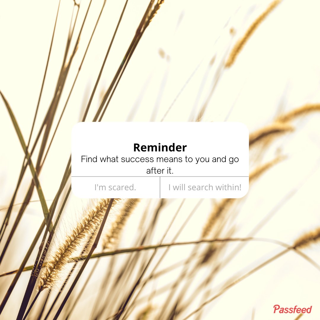 Passfeed's tweet photo. Chase your dreams! https://t.co/L7LBtb89N3